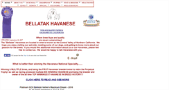 Desktop Screenshot of bellahavanese.com